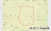 Physical Map of ZIP code 58494