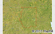 Satellite Map of ZIP code 58494
