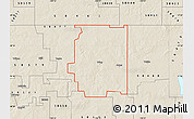 Shaded Relief Map of ZIP code 58494