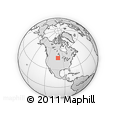 Outline Map of ZIP Code 58494