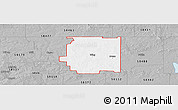 Gray Panoramic Map of ZIP code 58494