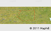 Satellite Panoramic Map of ZIP code 58494