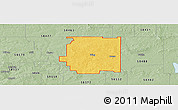 Savanna Style Panoramic Map of ZIP code 58494