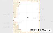 Classic Style Simple Map of ZIP code 58494