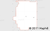 Silver Style Simple Map of ZIP code 58494