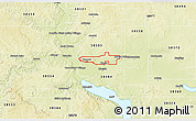 Physical 3D Map of ZIP code 58501