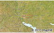 Satellite 3D Map of ZIP code 58501