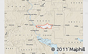 Classic Style Map of ZIP code 58501