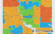 Political Map of ZIP code 58501