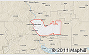 Classic Style 3D Map of ZIP code 58503