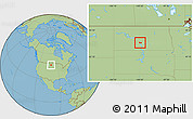 Savanna Style Location Map of ZIP code 58503