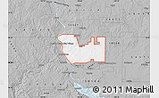 Gray Map of ZIP code 58503