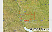 Satellite Map of ZIP code 58503