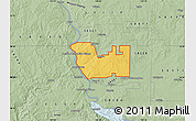 Savanna Style Map of ZIP code 58503