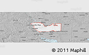 Gray Panoramic Map of ZIP code 58503