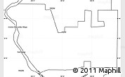 Blank Simple Map of ZIP code 58503