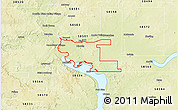Physical 3D Map of ZIP code 58504