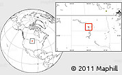 Blank Location Map of ZIP code 58504
