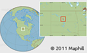 Savanna Style Location Map of ZIP code 58504