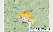 Savanna Style Map of ZIP code 58504