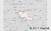 Silver Style Map of ZIP code 58504
