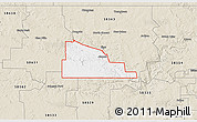 Classic Style 3D Map of ZIP code 58520