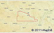 Physical 3D Map of ZIP code 58520