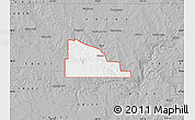 Gray Map of ZIP code 58520