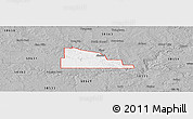 Gray Panoramic Map of ZIP code 58520