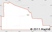 Silver Style Simple Map of ZIP code 58520