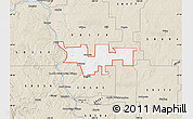 Classic Style Map of ZIP code 58521