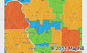 Political Map of ZIP code 58521