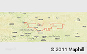 Physical Panoramic Map of ZIP code 58521