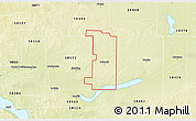 Physical 3D Map of ZIP code 58532