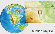Physical Location Map of ZIP code 58532
