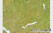 Satellite Map of ZIP code 58532
