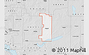 Silver Style Map of ZIP code 58532