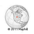 Outline Map of ZIP Code 58532