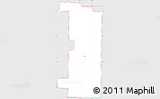 Silver Style Simple Map of ZIP code 58532