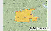 Savanna Style Map of ZIP code 58535