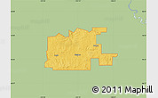 Savanna Style Map of ZIP code 58535, single color outside