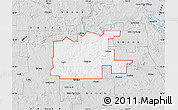 Silver Style Map of ZIP code 58535