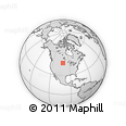 Outline Map of ZIP Code 58535