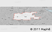 Gray Panoramic Map of ZIP code 58535