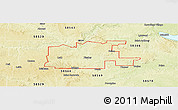 Physical Panoramic Map of ZIP code 58535