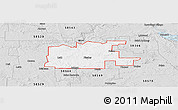 Silver Style Panoramic Map of ZIP code 58535