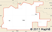 Classic Style Simple Map of ZIP code 58535