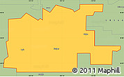 Savanna Style Simple Map of ZIP code 58535