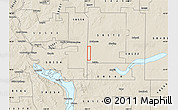 Shaded Relief Map of ZIP code 58553