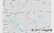 Silver Style Map of ZIP code 58553